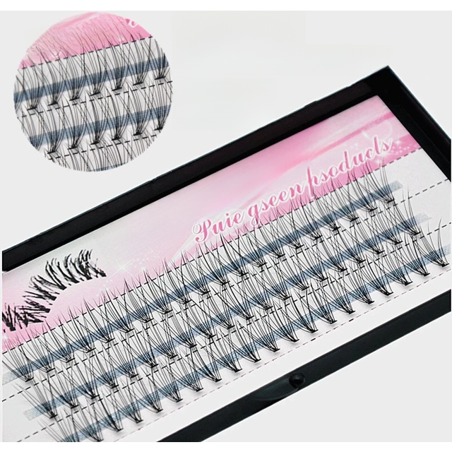60 clusters Eye Lashes Professional Makeup Grafting Fake False Eyelashesfor eyelash extensions false eyelashes tabs wholesale