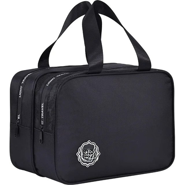 Dry wet separation makeup bag double men's toiletry bag travel essential storage bag luxury portable large capacity Cosmetic bag