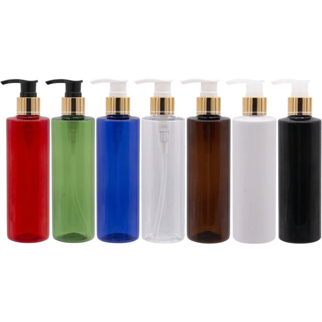 24pcs 100ml 120ml 150ml 200ml 250ml Plastic Gold Silver Lotion Bottles Liquid Soap Pump For Shampoo Cosmetic Dispense