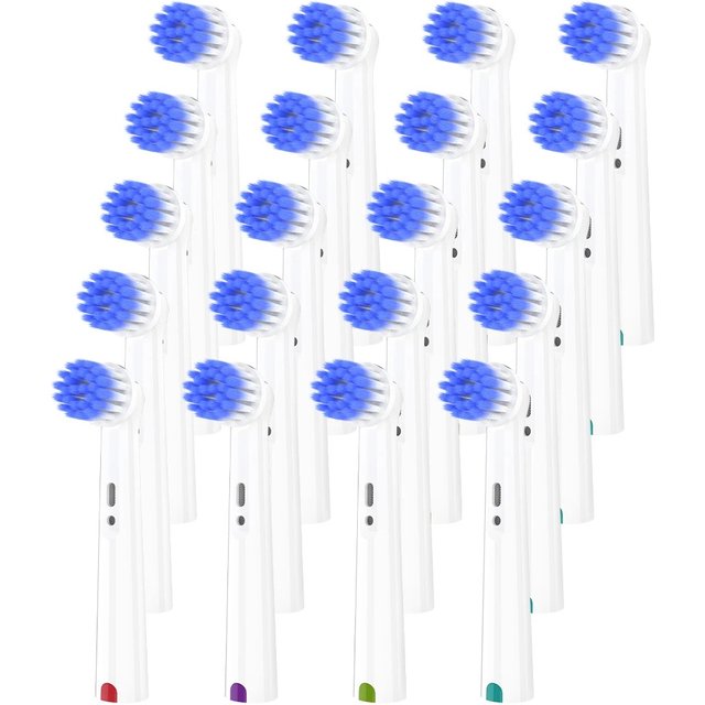 Compatible with Oral B Electric Toothbrush Replacement Toothbrush Brush Heads, Soft Toothbrush Head for OralB Sensitive Gum Care