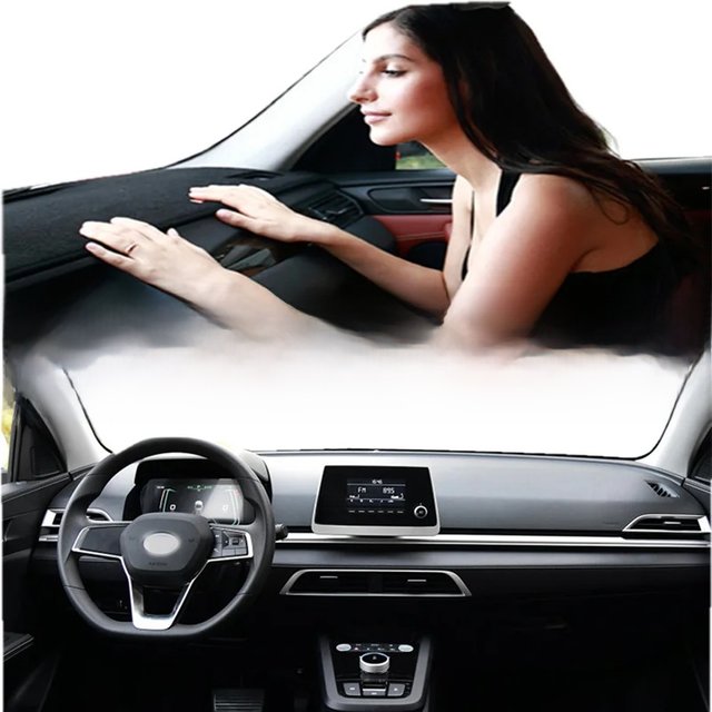 For BYD E2 E3 2019-2023 Dashmat Dashboard Cover Instrument Panel Sunscreen Protective Pad Dash Mat Anti-Dirt Ornaments