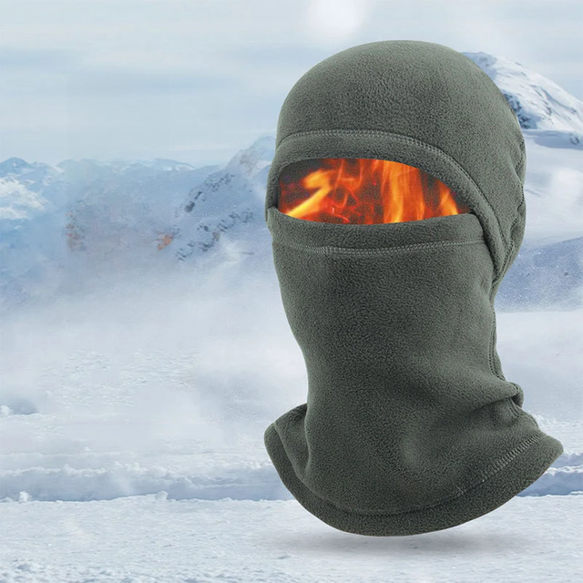 Winter Men Polar Fleece Warmer Beanies Women Full Face Mask Cover Sports Tactical Military Helmet Liner Ski Balaclava Cap