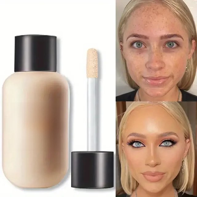 Lightweight and Compact Mini Liquid Concealer-High Coverage for Acne,Ddark Circles and Blemishes,Travel-Friendly FaceMakeup Base