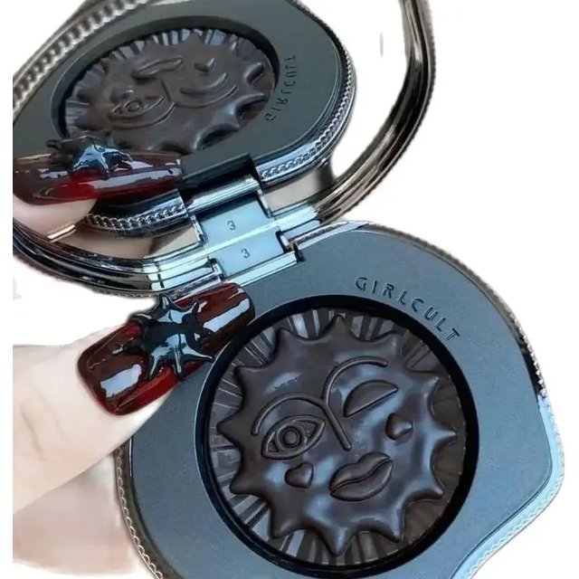 Girlcult Makeup Blush Contour Highlighter Cute Make Up Cruelty-Free Powder Blusher Face for a Shimmery or Matte Finish