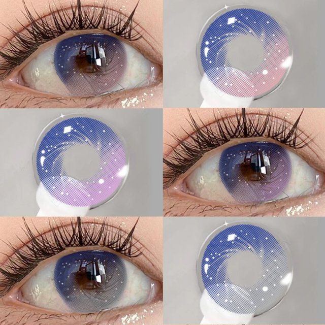 EYESHARE NEW Colored Contact Lenses Cosmetics Pink Contact Lenses For Eyes Brown Natural Contact Lenses Purple Lense 1pair