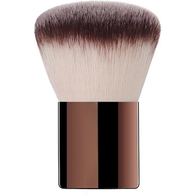 Hourglass Makeup Brush- No.7 Finishing Brush Soft Fiber Hair Portable Powder Brush Fashion Design Single Face Brush