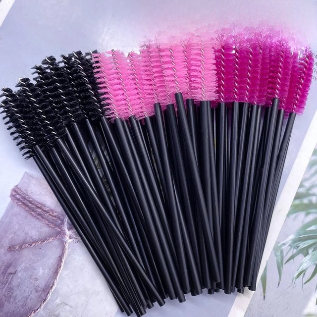 150/300pcs Mascara Wands Eyelash Brush Spoolies for Eye Lash Extension, Eyebrow and Makeup Tool Wholesale Makeup Brushes