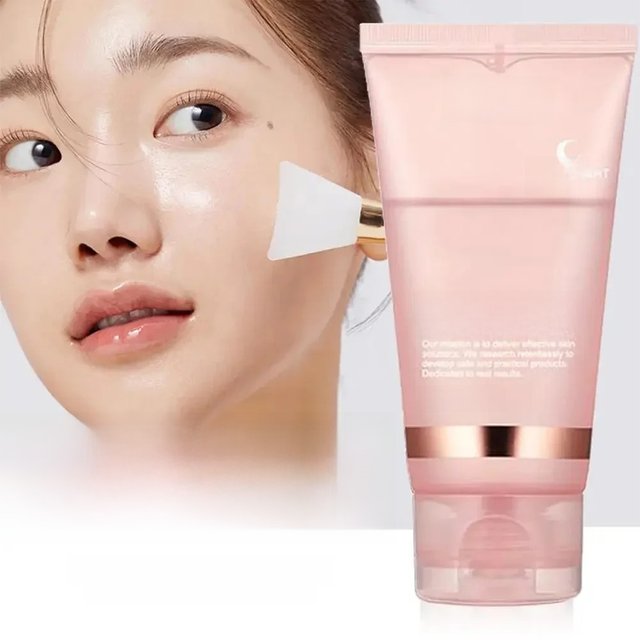 Korean Collagen Overnight Wrapping Peel Off Facial Mask, Collagen Night Wrapping Mask Deeply Hydrates Night Care Mask Cream 75ml