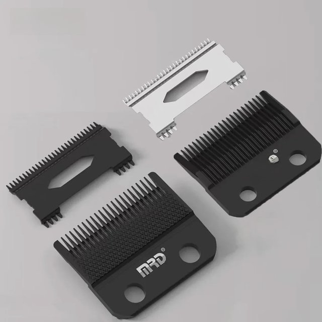MRD Pro Men's Professional Hair Clipper Original Horn Cutter Trimmer Faded Blade Pick Knife Fixed Knife Moving Knife Accessories