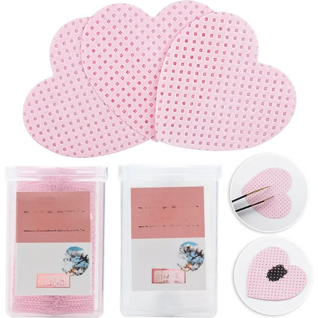 200 Pcs Glue Cotton Wipes Lint Free Pads Nail Polish Remove Wipes Cleaning Manicure Tool Gel Polish Removal Pad Paper Wipes