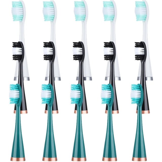 10pcs Replacement Brush Heads For Sonic Electric Teeth Whitening Device Teeth Cleaner Remove Dropshipping