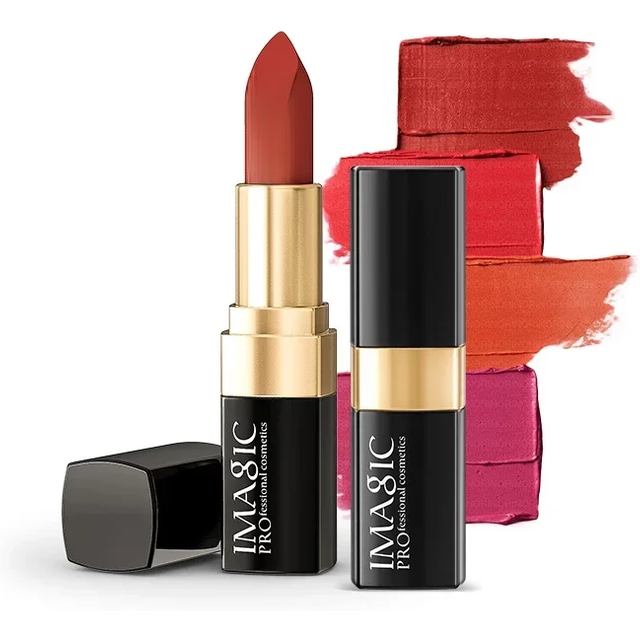 IMAGIC Lipstick Moisturizer Lips Smooth Lip Stick Long Lasting Charming Lip Lipstick Cosmetic Beauty Makeup 12 Colors