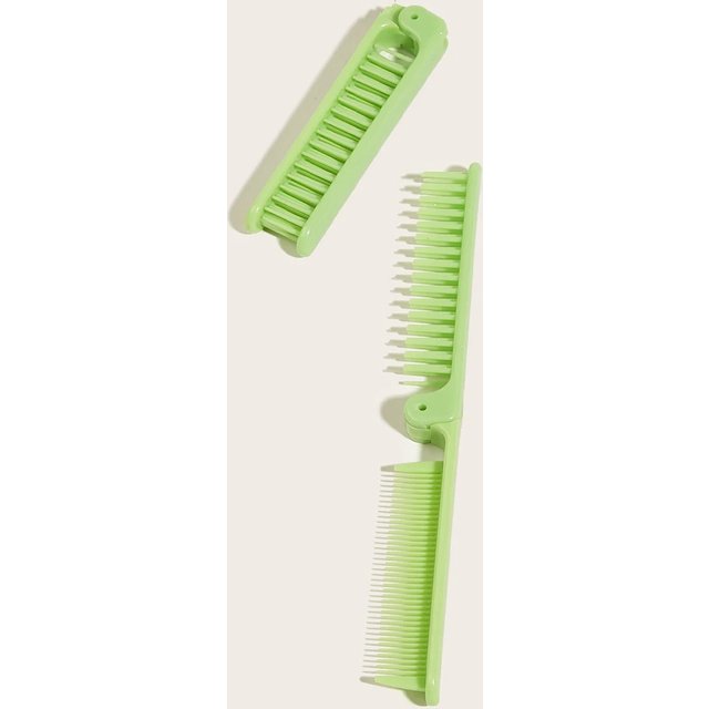 1pc Portable Travel Hair Comb Detangling Hair Brush Foldable Hair Brushes Massage Comb Anti-Static Hair Combs Hair Styling Tools