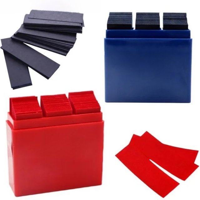 300 Sheets/Box Dental Articulating Paper Double-sided Occlusal Paper 55*18mm Dentistry Teeth Whitening Material Dentist Tools