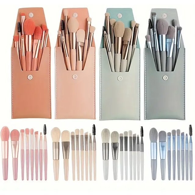 Salim Bag with Makeup Mini Brush 8 Kinds Pmore