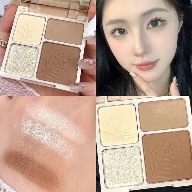 Multifunctional Highlighter Contour Palette Matte Bronzer Shading Powder Natural Stereoscopic Nose Shadow women Makeup Cosmetics