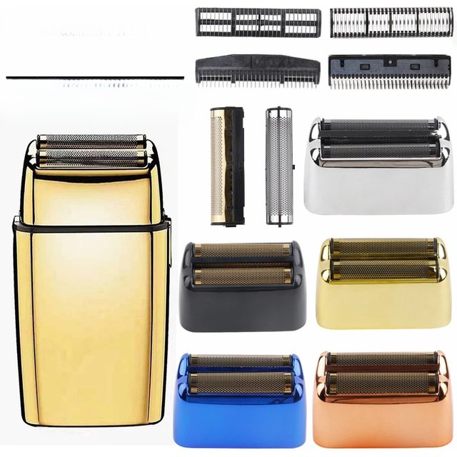 Professional Barber Electric Shaver Replacement Double Cutter Blade And Foils Head Cover For Babyliss Cordless Foil Shaver FXFS2