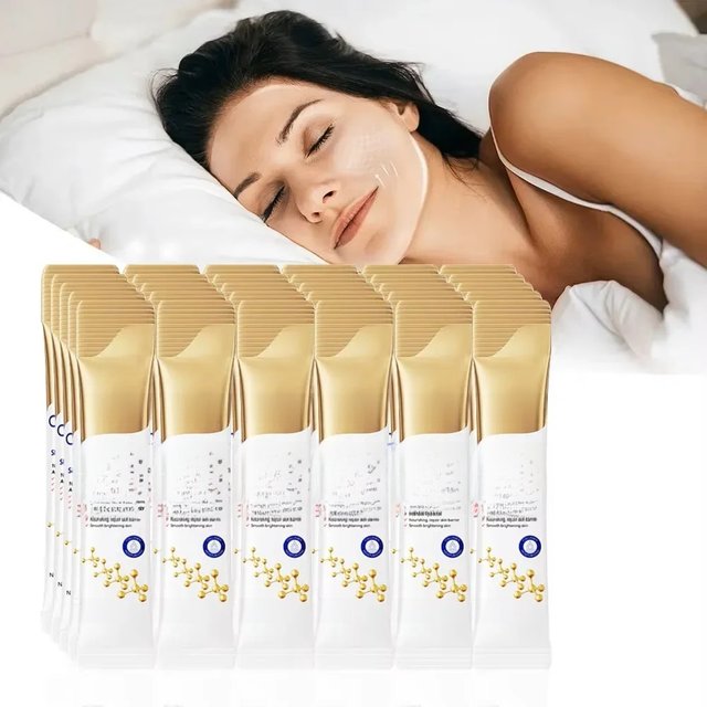 30pcs SADOER Collagen Sleeping Facial Masks Face Skincare Moisturizing Brightening Firming Hydrating Face Mask Facial Skin Care