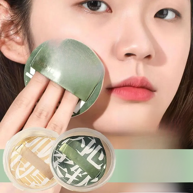 Air Cushion Cosmetic Puff Set With Storage Box Makeup Cotton Candy Sponge Soft Leather Clip Wet Dry Use Makeup Tools