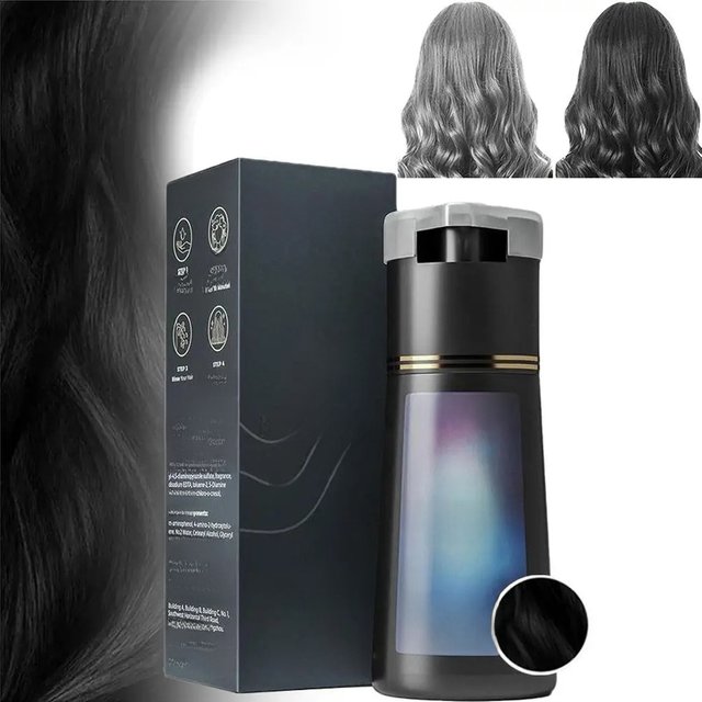 Hair Dye Coloring Shampoo 3 in 1 Instant Hair Dye Shampoo Nourish Long Lasting Color Dye for women &Men Gray Hair Coverage 200ML