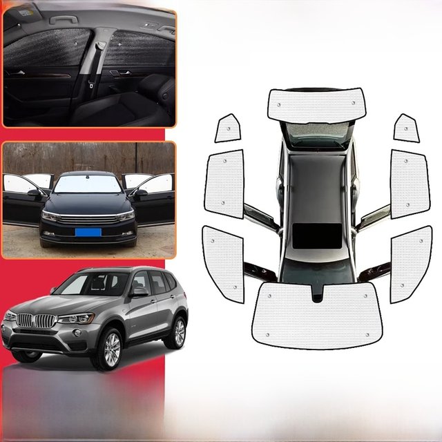 Side Window Visor For BMW X3 F25 2011 2012 2013~2017 Cars Sunshades Anti-UV Privacy Blocks Sunscreen Windows Auto Accessories