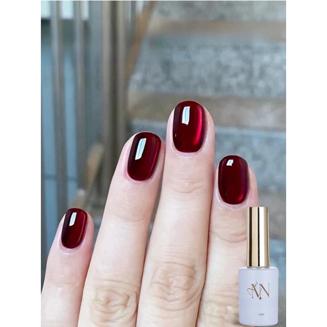 MIANEL 12ML 1-21PCS Red Ocean Cat Eye Gel Nail Polish 2025 Flash Glass Beads Cat Magnetic Gel Red Nails Blue Nails Summer Nails