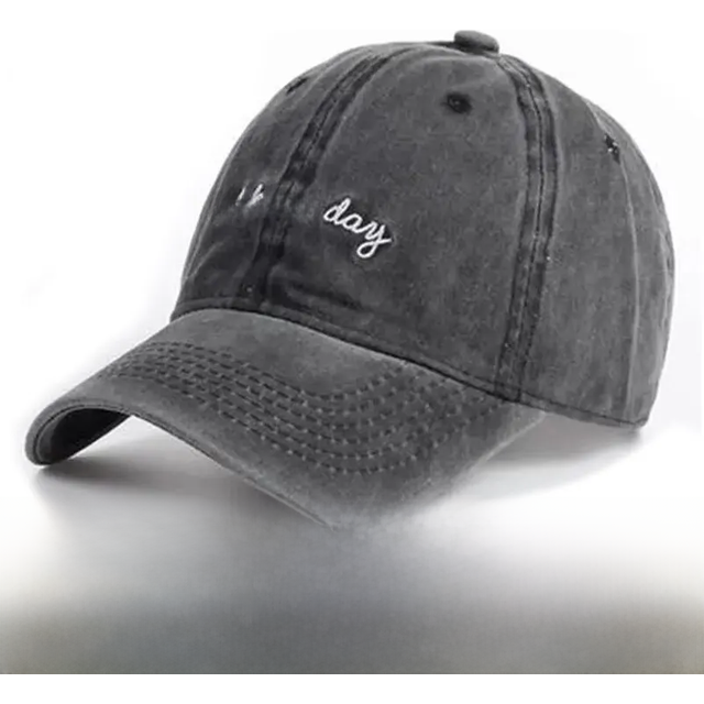 Fashion Letter Embroidery Wash Baseball Caps Spring and Autumn Outdoor Adjustable Casual Hats Sunscreen Hat