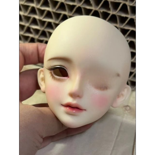 New 1/3 BJD Doll Head With Makeup Women Resin Material DIY Doll Head For 1/3 BJD Doll Body