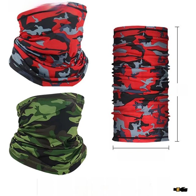 Cycling Face Mask Absorb Sweat Breathable Fishing Training Sport UV Face Scarf Neck Gaiter Summer Bicycle Face Bandana Head Band
