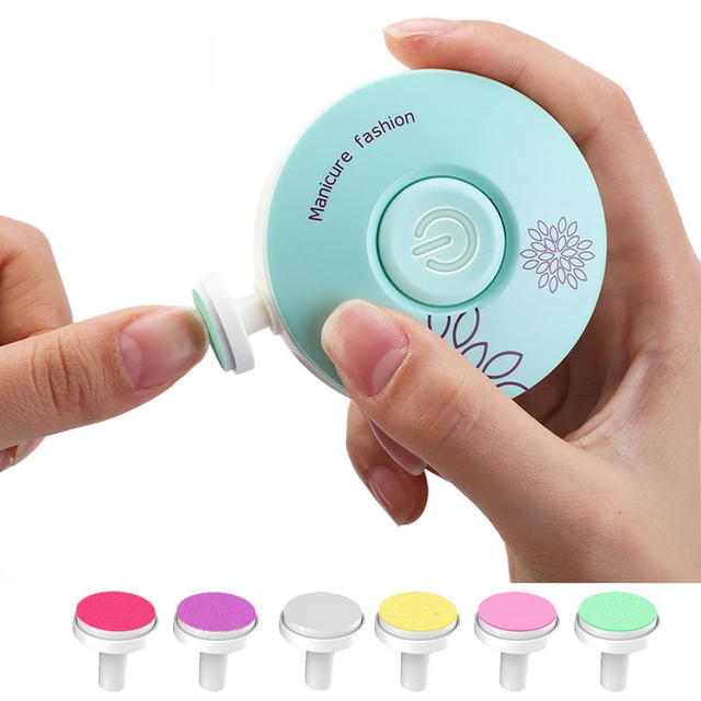 Electric Baby Nail Trimmer Kid Nail Polisher Tool Infant Manicure Scissors Baby Hygiene Kit Baby Nail Clipper Cutter For Newborn