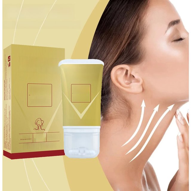 100g AH-8 Neck Cream with Massage Roller Neck Tightening Brightening Cream Deep Moisturizing Firming Lifting Neck Skin Care