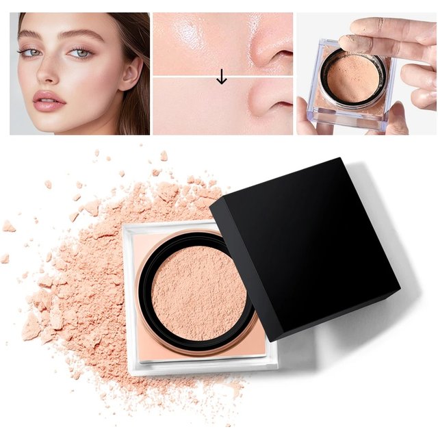 Loose powder makeup Loose Baking&Setting Powder Matte Waterproof Long Lasting Oil Control 4 Colors Loose Powder Makeup Cosmetics