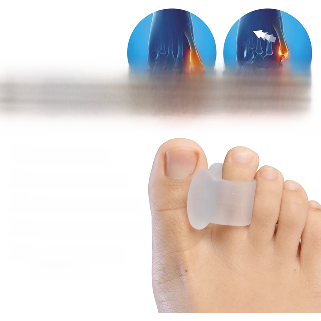 4pcs=2pairs Silicone Pedicure Hallux Valgus Corrector Bunion Guard Straightener Gel Toe Separator Separador Foot Care Tool