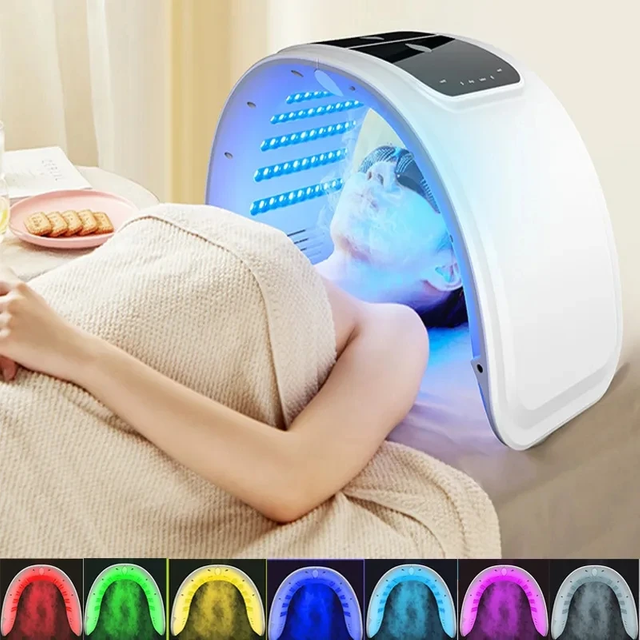 New LED Face Mask Equipment 7 In 1 Color Face SPA Facial Device Skin Rejuvenation Light Facial Body Beauty Machine For Skin Care
