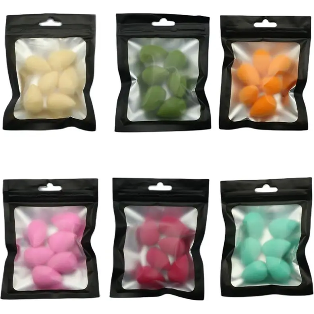 OGEYER 6pcs Mini Makeup Sponge Puff Beauty Powder Sponge for Makeup Concealer Liquid Foundation Face Cosmetic Puff Make Up Spong
