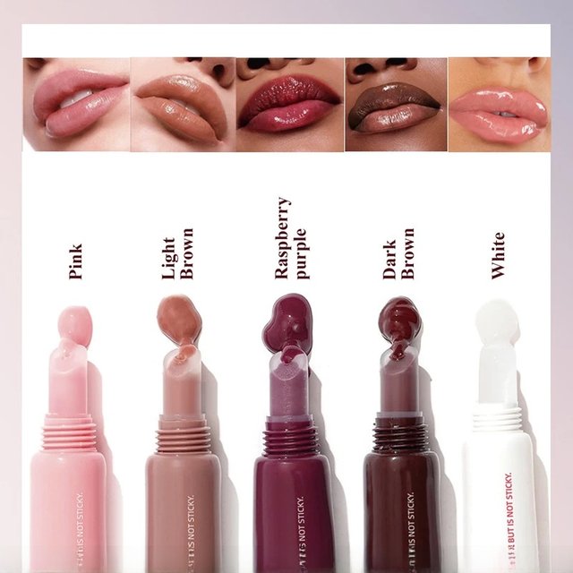Summer must-have,OCHEAL Hydrating Glossy Lip Lacquer - Mirror Finish Liquid Lip Gloss with Plumping and Moisturizing Effects,