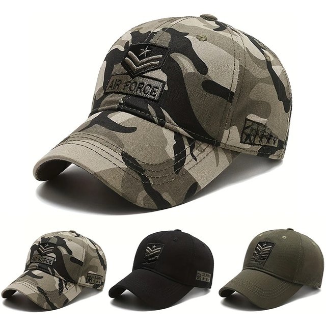 Unisex AIR FORCE Arrow Embroidery Baseball Caps Spring and Autumn Outdoor Adjustable Casual Hats Hip Hop Hat Sunscreen Hat