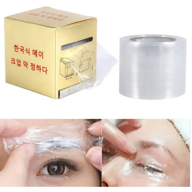 Tattoo Clear Plastic Wrap Preservative Microblading Film for Permanent Makeup Eyebrow Tattoo Accessories Beauty Tool for Salon