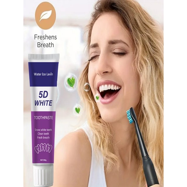 5D Repair White Toothpaste Stain Remover Fresh Breath Deep‑Cleaning Enamel Protection Home Daily Teeth Whitening Oral Care