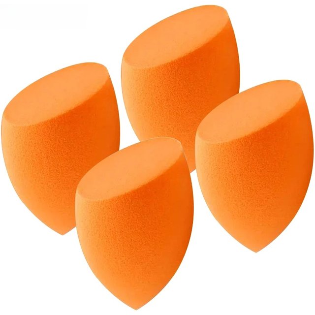 4Pcs Makeup Sponge Powder Puff Dry and Wet Combined Beauty Cosmetic Ball Foundation Powder Puff Bevel Cut Make Up Sponge Tools