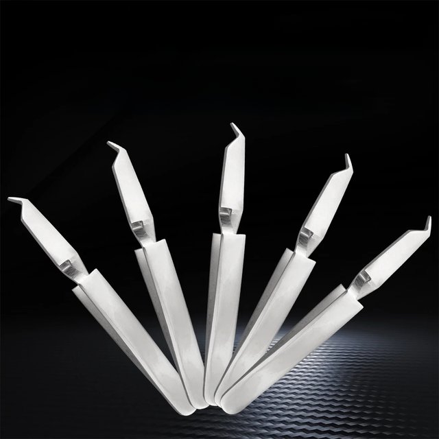 1Pc Dental Orthodontic Stainless Steel Bracket Positioning Forceps Buccal Facial Tube Forceps