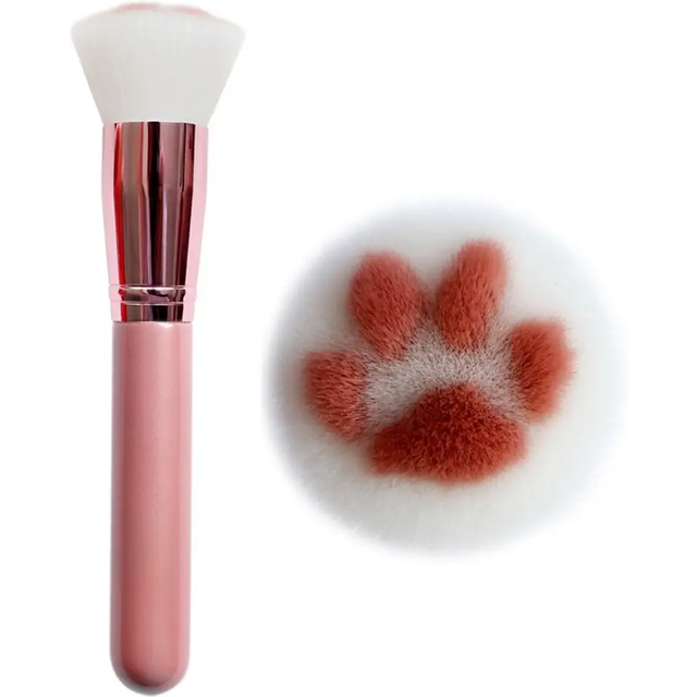 cat's paw Makeup Brush Telescopic Cosmetic Powder Brush highlighter makeup Brush foundation brush Fiber wool cosmetic tool