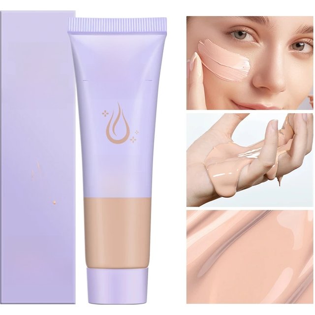 High Coverage CC cream Foundation Tinted Hydrator Matte Finish Light Oil-Free Moisturizing Makeup Hyaluronic Acid Sheer