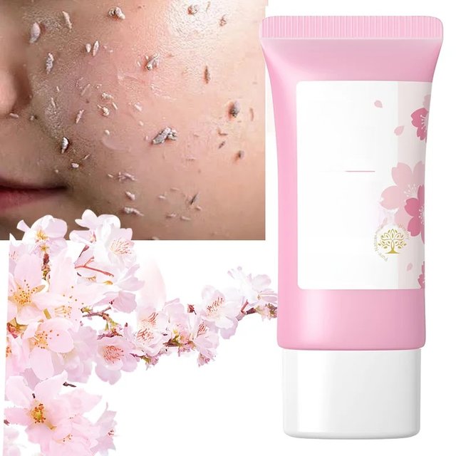 Sakura Face Deep Cleaning Exfoliating Gel Skin Care Whitening Moisturizer Repair Facial Scrub Skin Care 60g