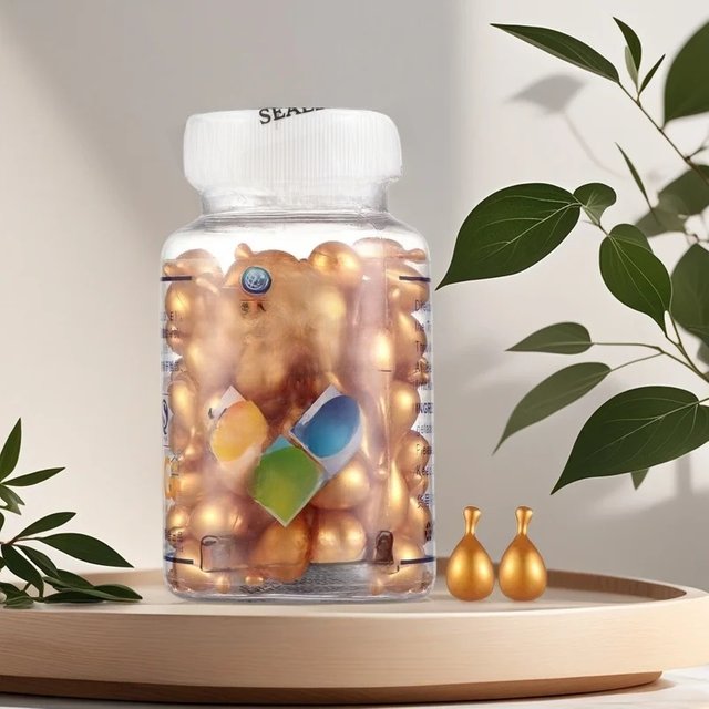 Vitamin E Extract Capsules Moisturizing Cream Ve Serum Facial Korean Makeup 90Pcs/bottle Skin Care