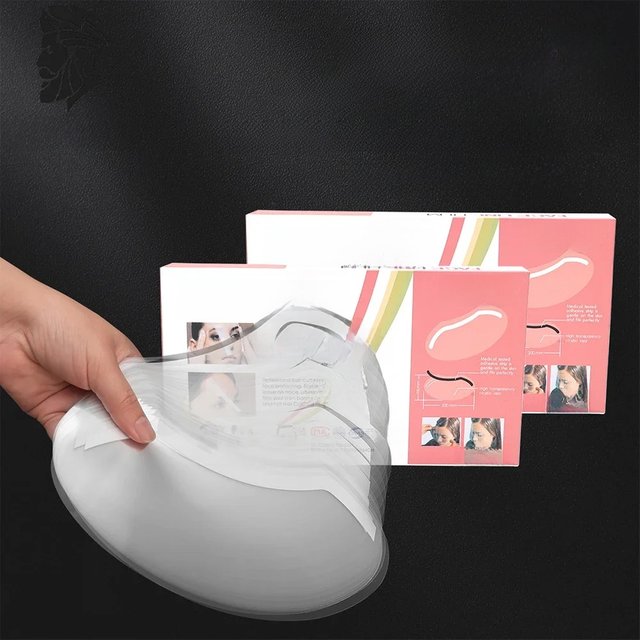 50/100Pcs Disposable Face Shields Makeup Shower Visors Barber Masks for Hairspray Salon Tools Barber Hairdressing Supplies