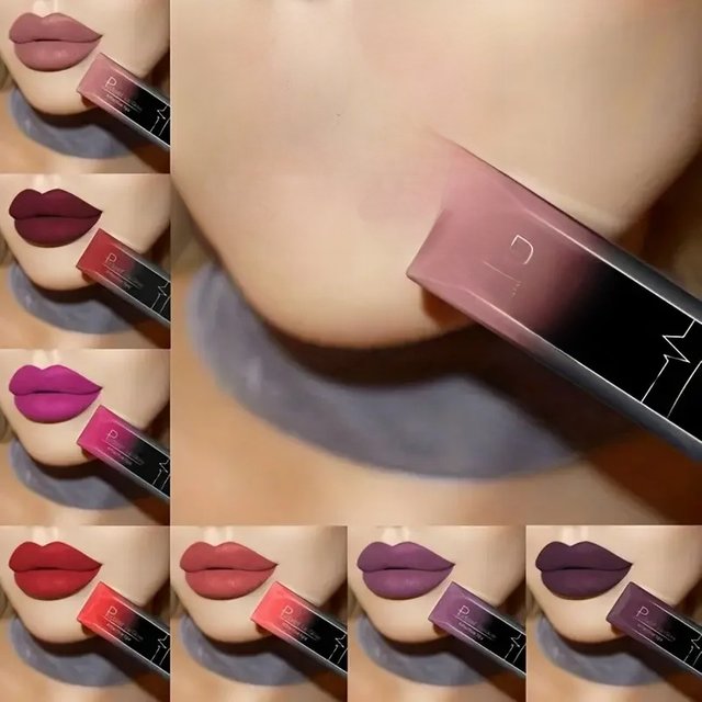 Best Lip Makeup 17 Color Sexy Matte Long Lasting Lipgloss Liquid Lipstick Lip Cream