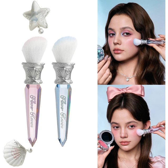 Flower Knows Shell's Jewel Angled Blush Brush