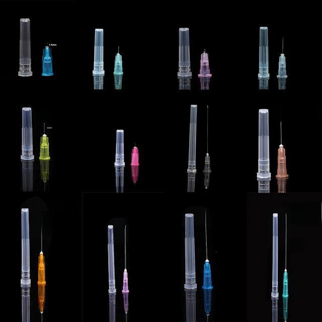 Disposable Ultra Fine34G33G32G31G30G29G27G26G25G24G23G21G20G19G18G16G 4/6/8/13/16/20/25/30/38/40/50mm Painless Cosmetic Needle