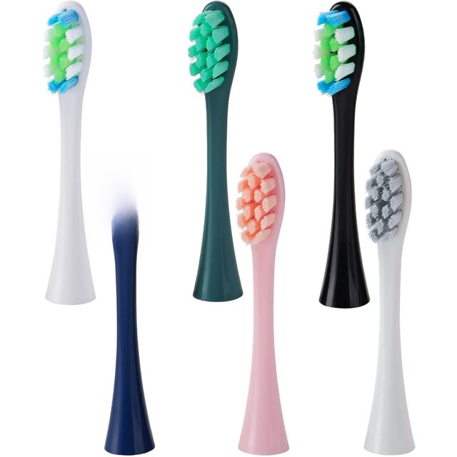 6Pcs Suitable for OCLEAN/OKLIN X Electric Toothbrush Head One/SE/XPRO/Z1/AIR Universal Replacement Head Adult 2258 Soft Hair